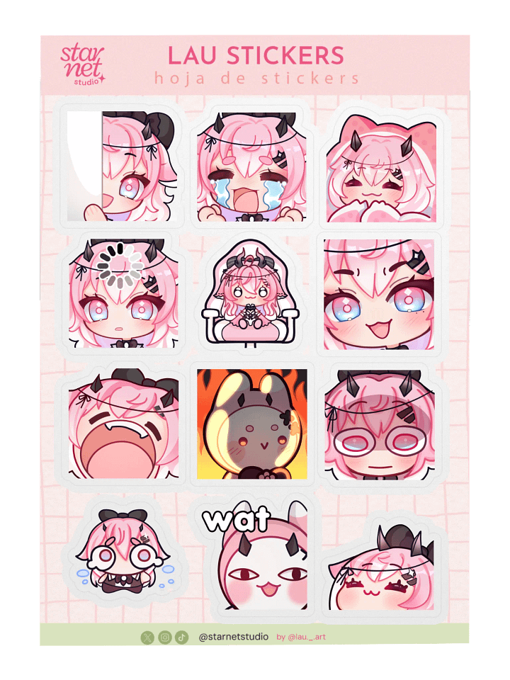 Lau - Sticker Sheet product image (1)