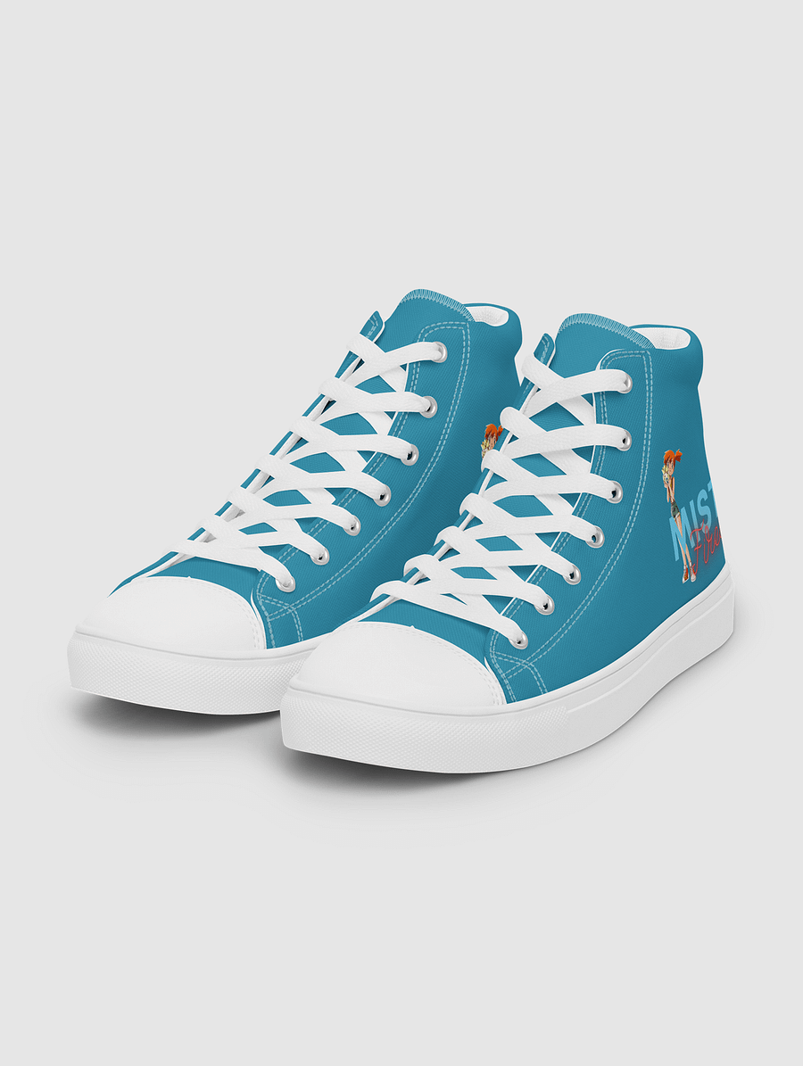 [MistyFires] Women’s high top canvas shoes Blue product image (7)