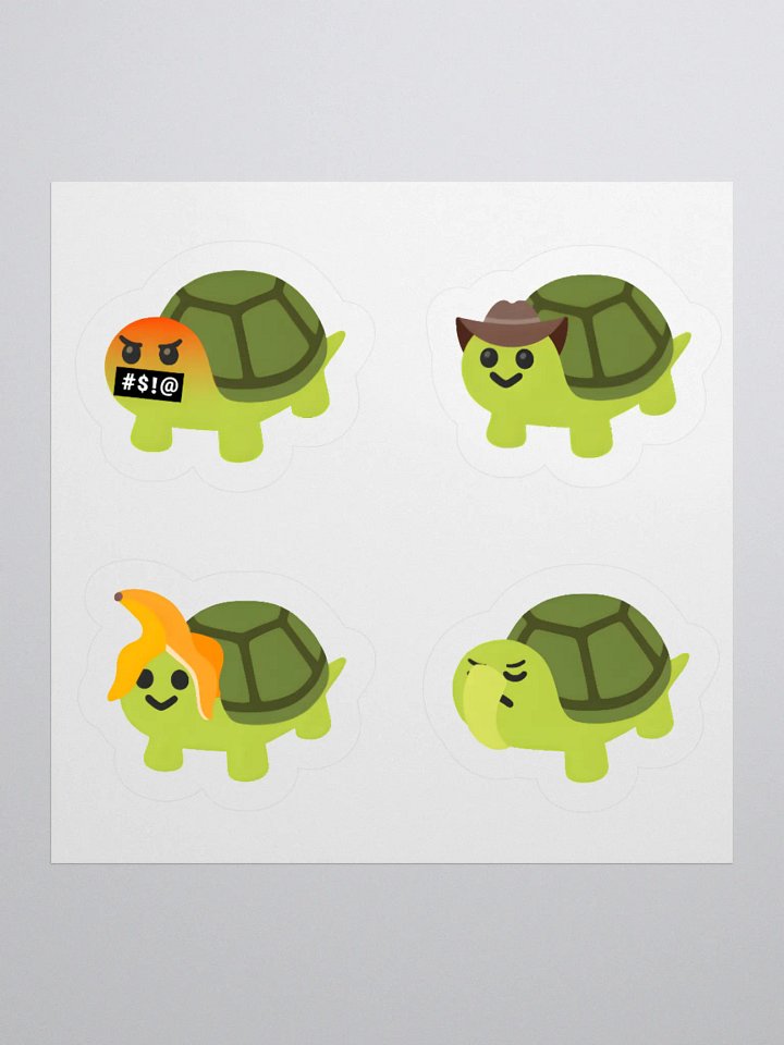 Assortment of Turtle Stickers 2 product image (1)