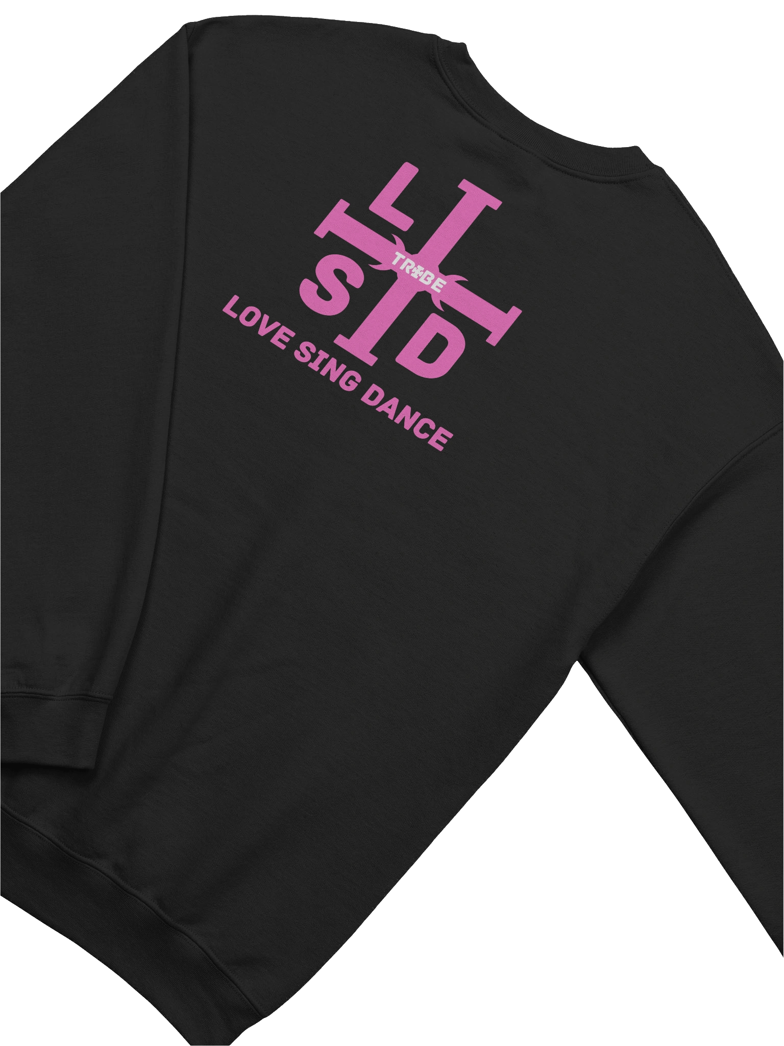 LSD TRIBE "Love Sing Dance" Mystic Sweatshirt {Pink Emblem} product image (8)
