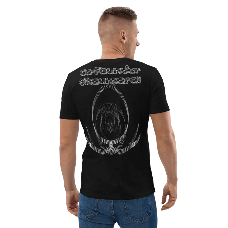 Organic Cotton T-Shirt - Co Founder Shaumarai - White HApex Gear White Logo product image (5)