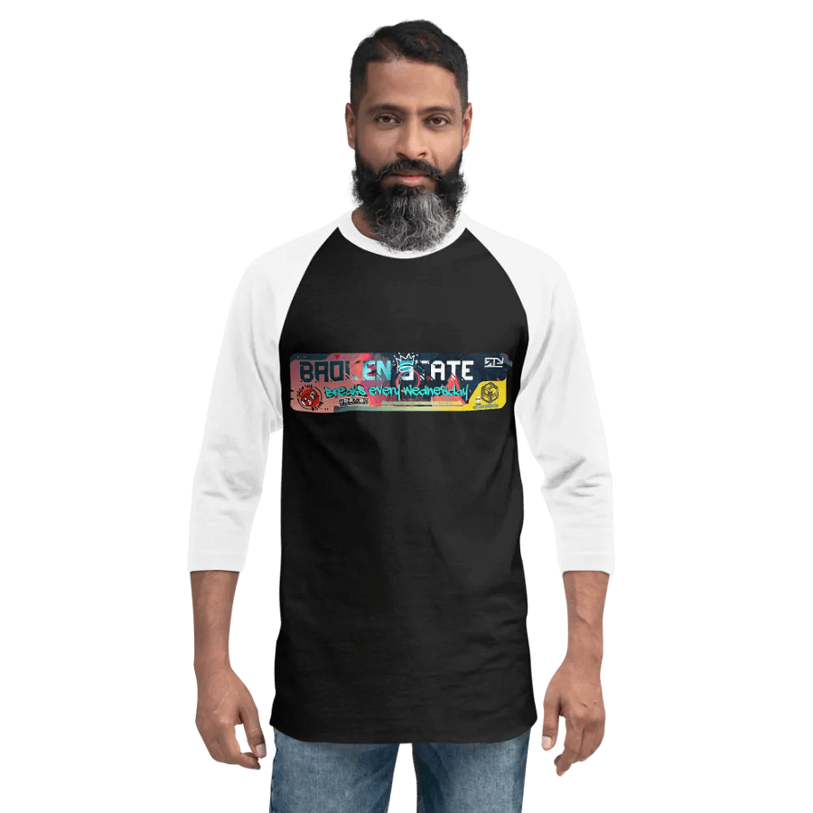 Broken State - Two Tone Baseball T-Shirt product image (16)