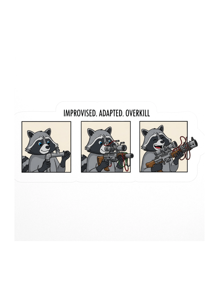 Raccoon's Arsenal Sticker Set product image (2)