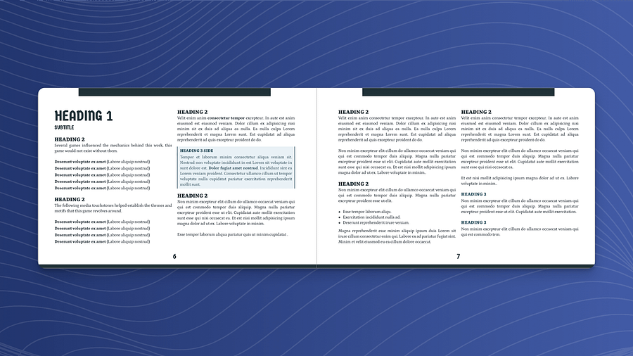 Portrait and Landscape Affinity Publisher Templates: Inspired by Songs and Sagas product image (4)