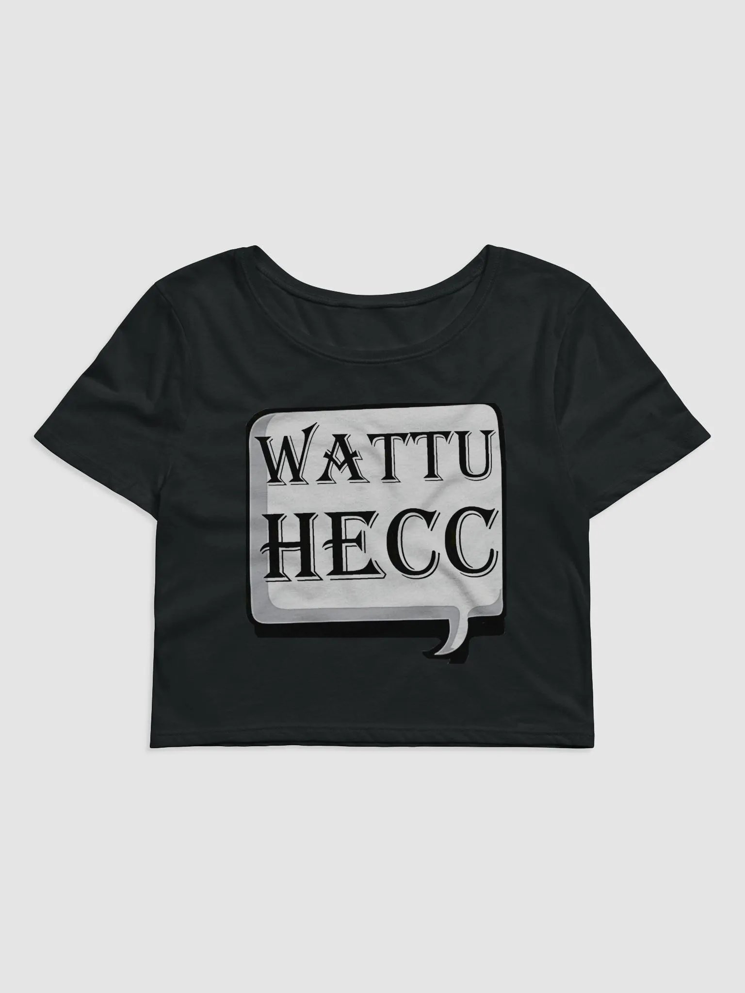 wattuhecc Bella+Canvas Women's Crop Tee product image (1)