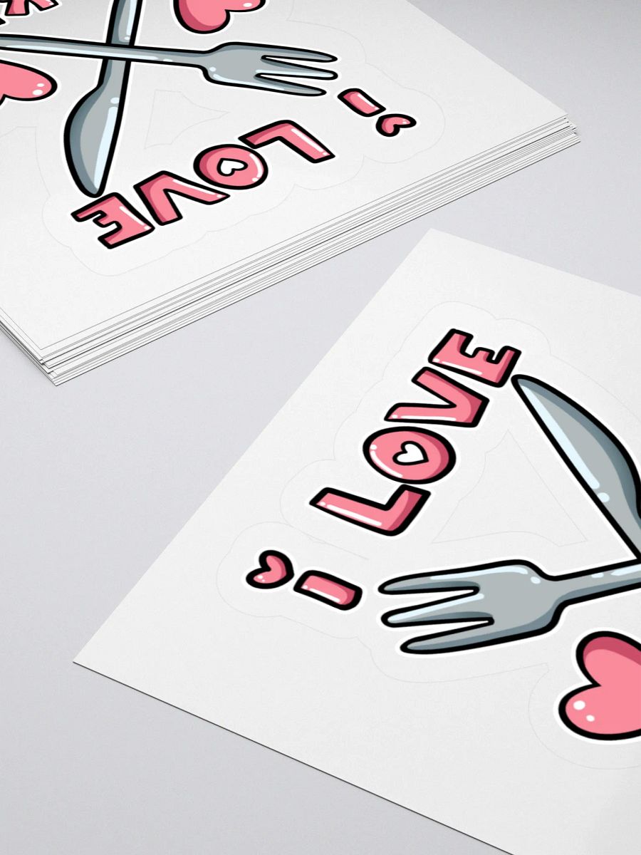 I ♥ Fork-Knife Sticker product image (8)