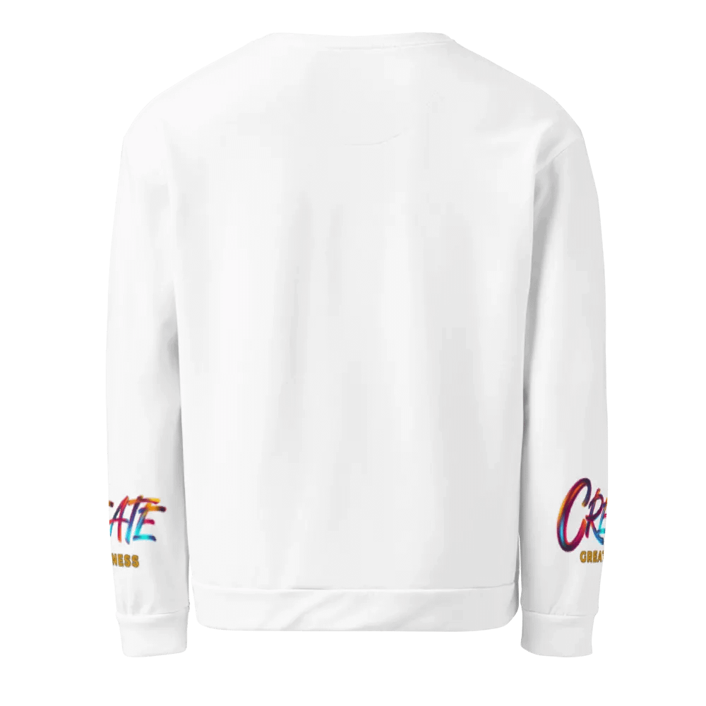 Create Greatness Vibrant Visionary Logo Print Sweatshirt product image (2)