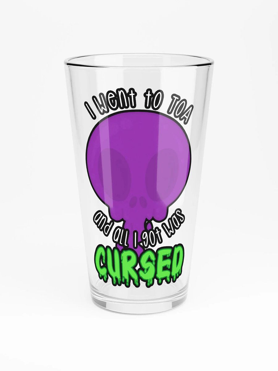 All I Got Was Cursed - Demon Hunter - Pint Glass product image (3)