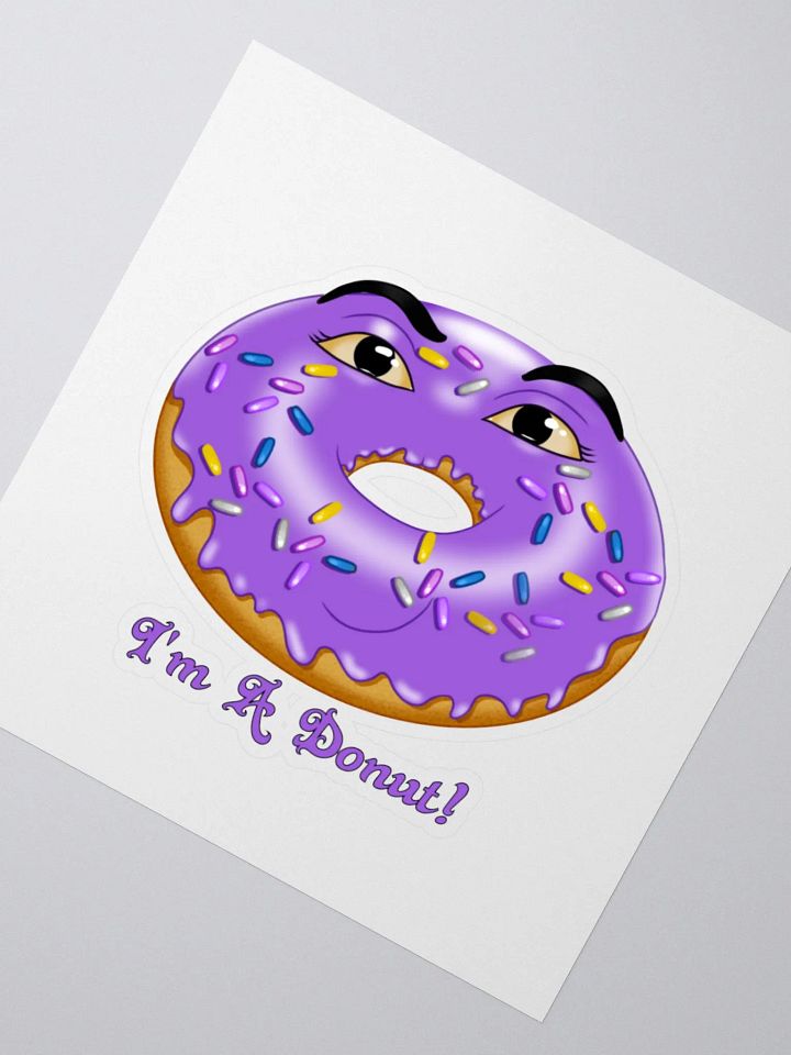 I'm A Donut KissCut Sticker product image (2)
