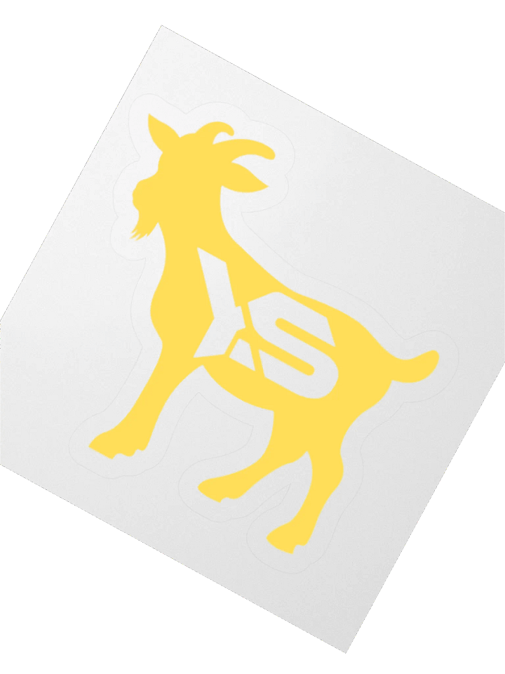 ItsYellowSnow Struggling Goat Sticker product image (6)