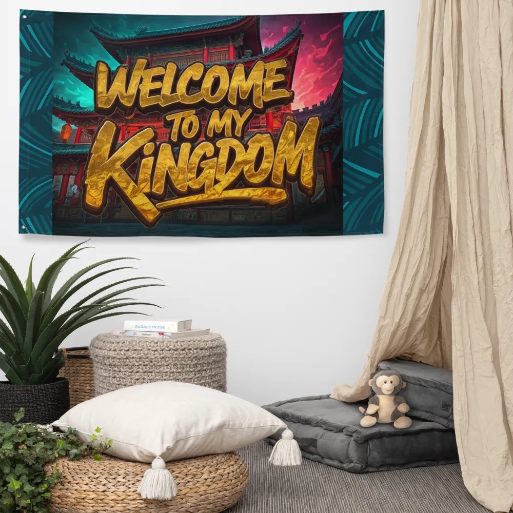 Kingdom Welcome All-Over Flag product image (5)