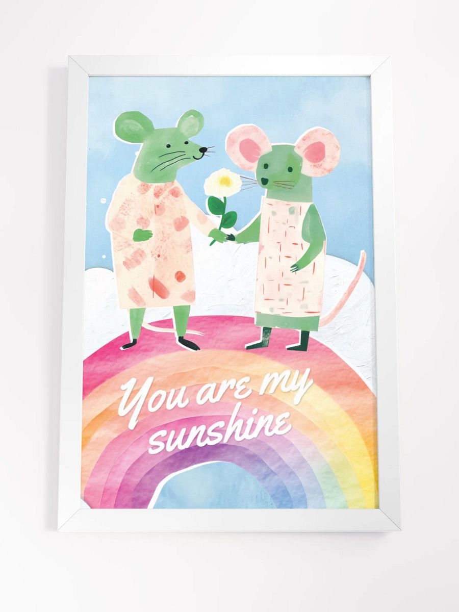 'You Are My Sunshine' Framed High-Quality Matte Poster product image (4)