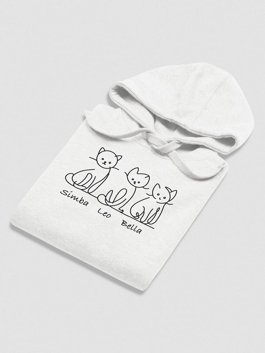 Embroidery Designed 3 Kittens Cotton Heritage M2580 Unisex Premium Hoodie product image (4)