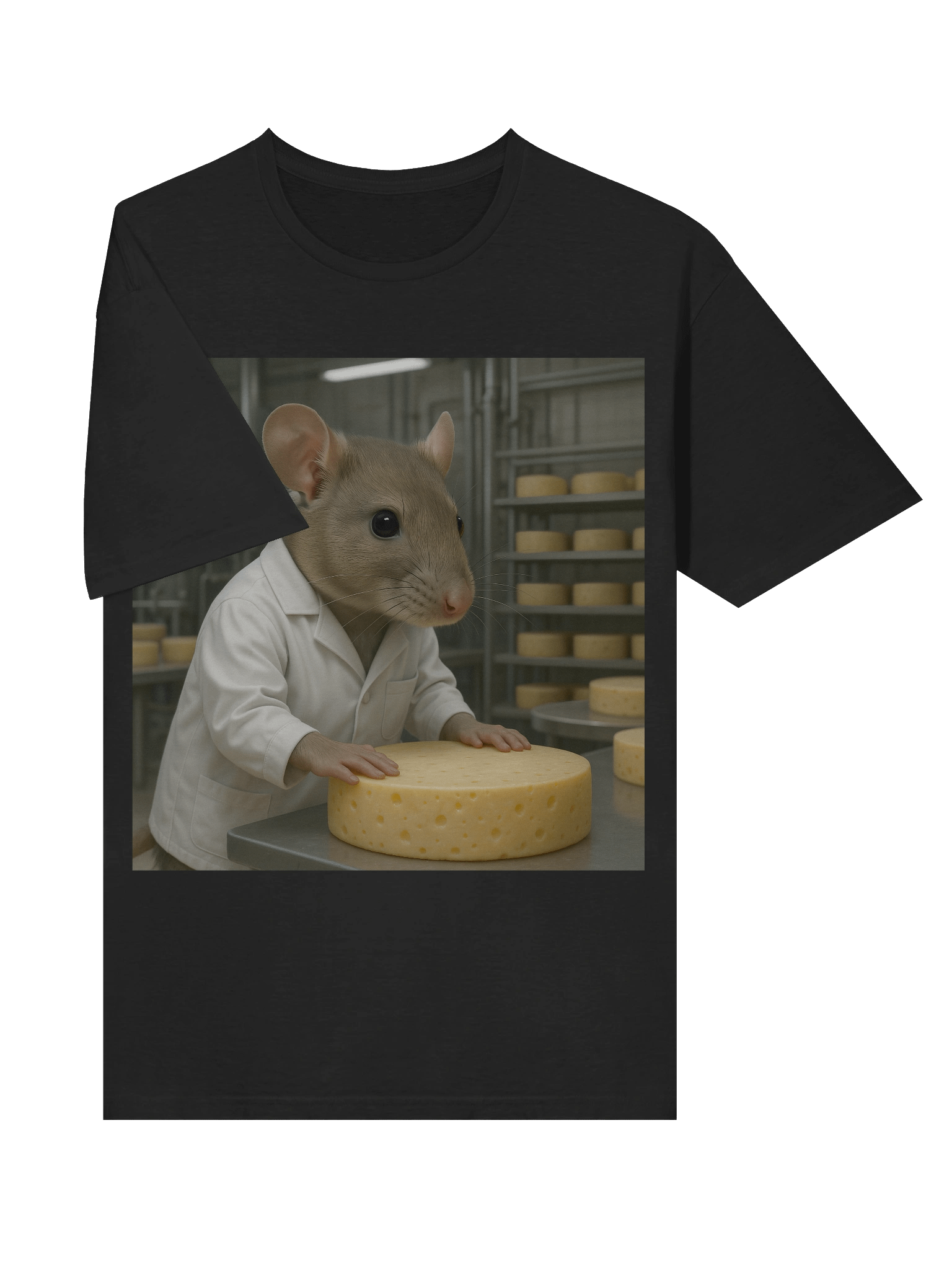 Cheese Factory Mouse T-Shirt product image (41)