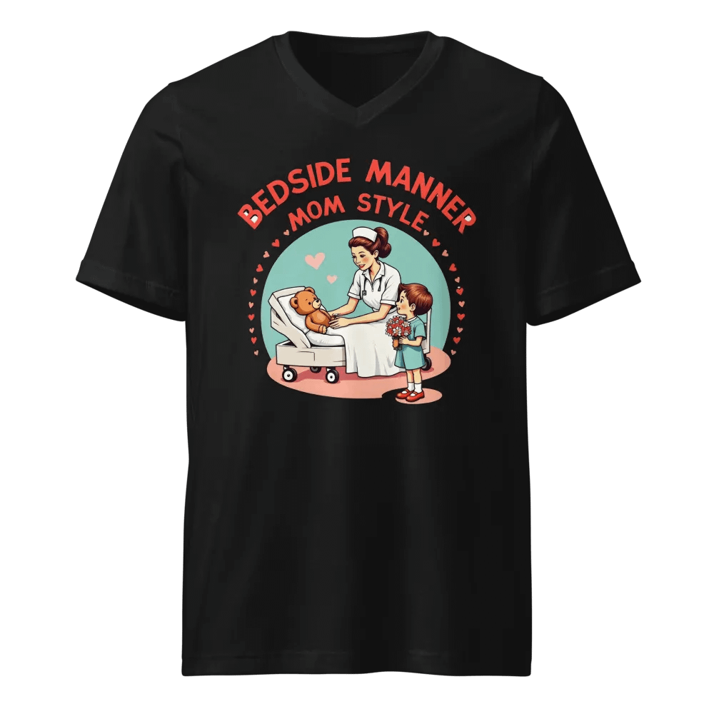 Mom-Style Caregiver V-Neck Tee product image (1)
