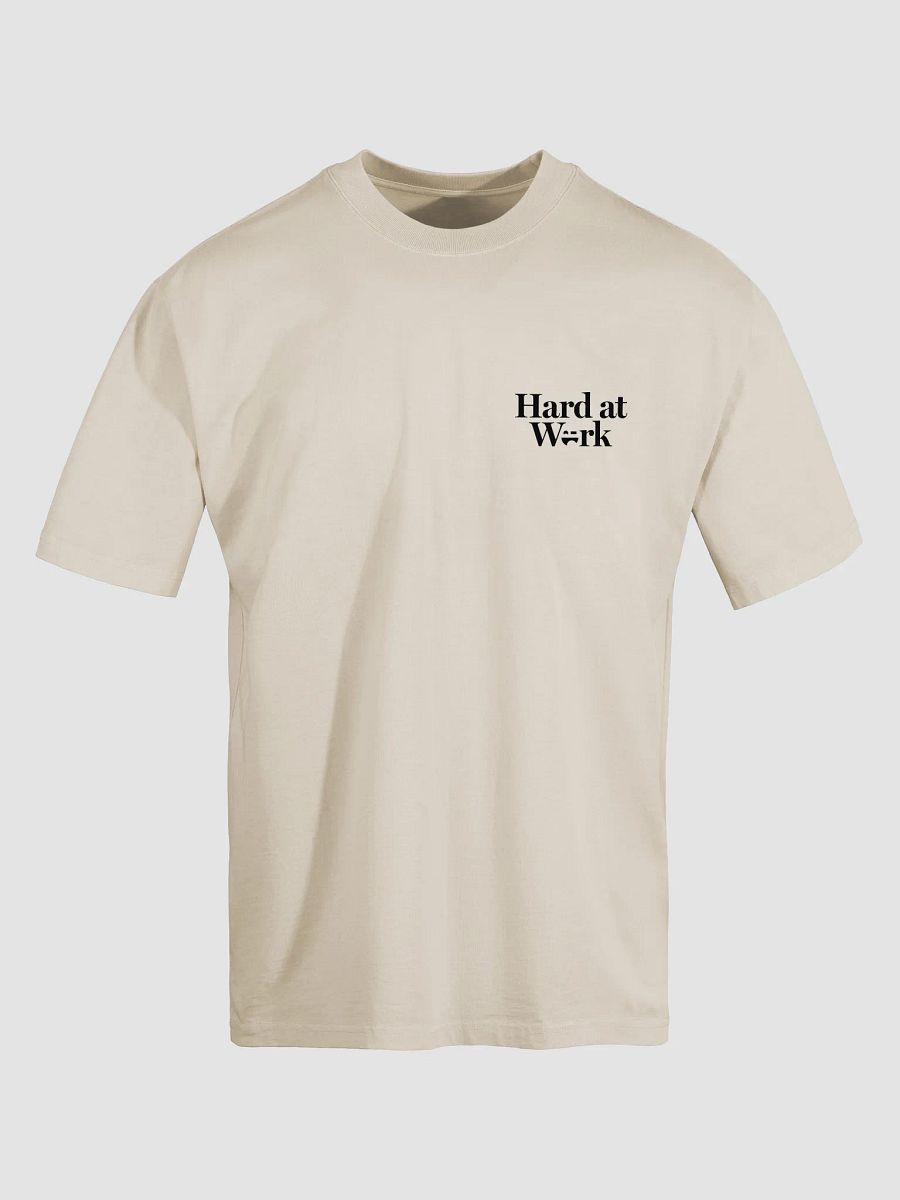 Hard at Work Oversized T-Shirt (Bone) product image (5)