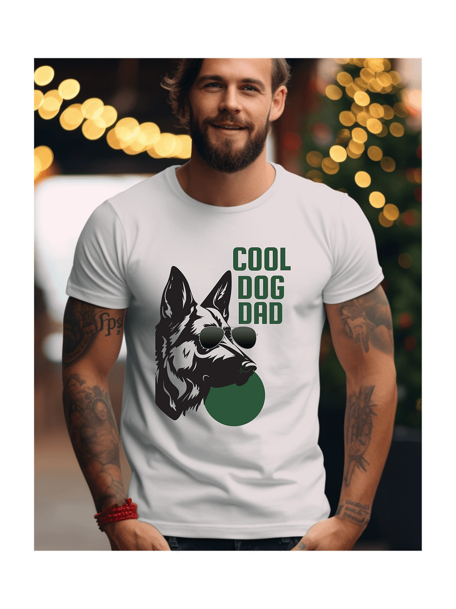 Cool Dog Dad German Shepherd T-Shirt product image (7)