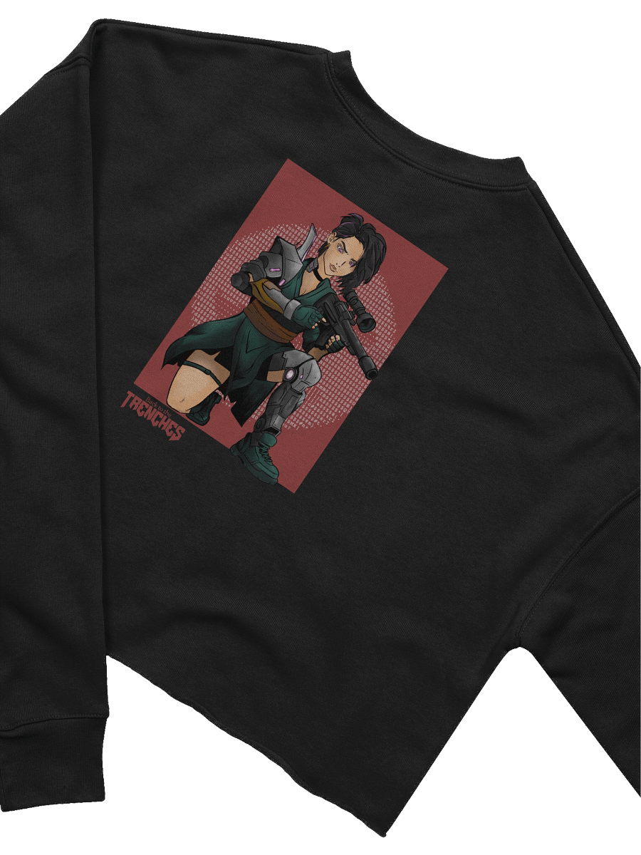 BACK TO THE TRENCHES CROP SWEATSHIRT product image (4)