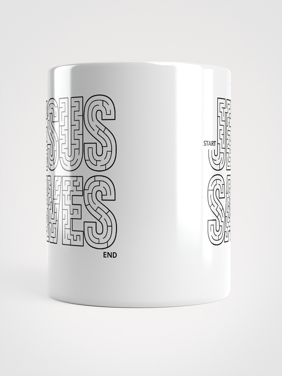 "Jesus Saves" Mazed Glossy Mug product image (13)