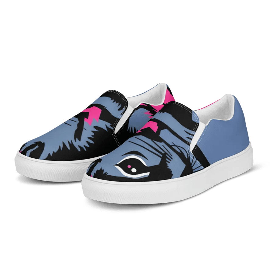 Women's graffiti style canvas Squirrel Chic Slip-On shoes product image (3)