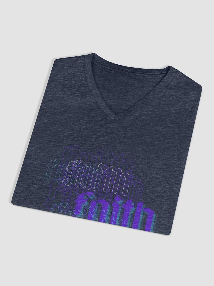 "Faith Heals" Celestial Wings Relaxed V-Neck Tee product image (1)