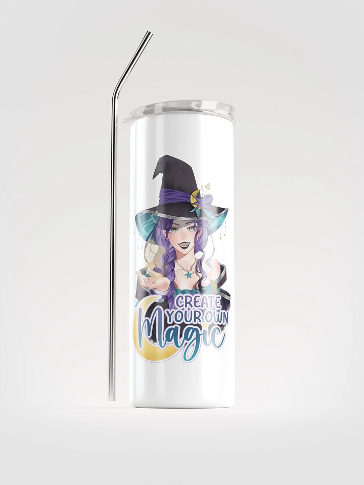 "Create Your Own Magic" Moon Witch Starfire Stainless Steel Tumbler product image (1)