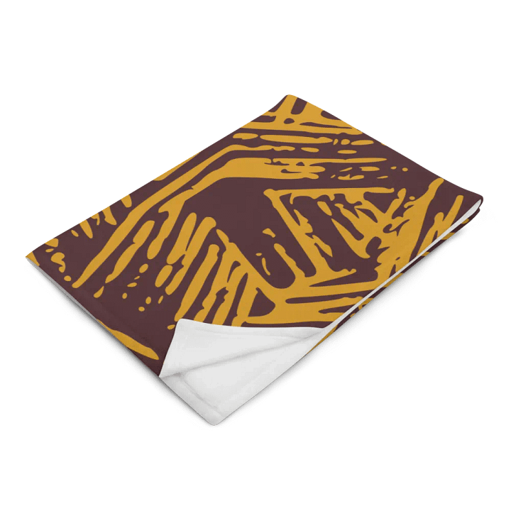 Throw Blanket 🤎 I will focus my energy on what's good for me (127 × 153 cm) product image (2)
