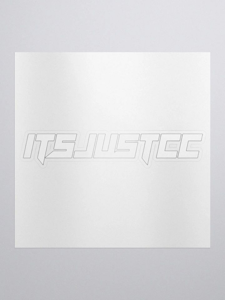 ItsJustCC White Text Sticker product image (1)