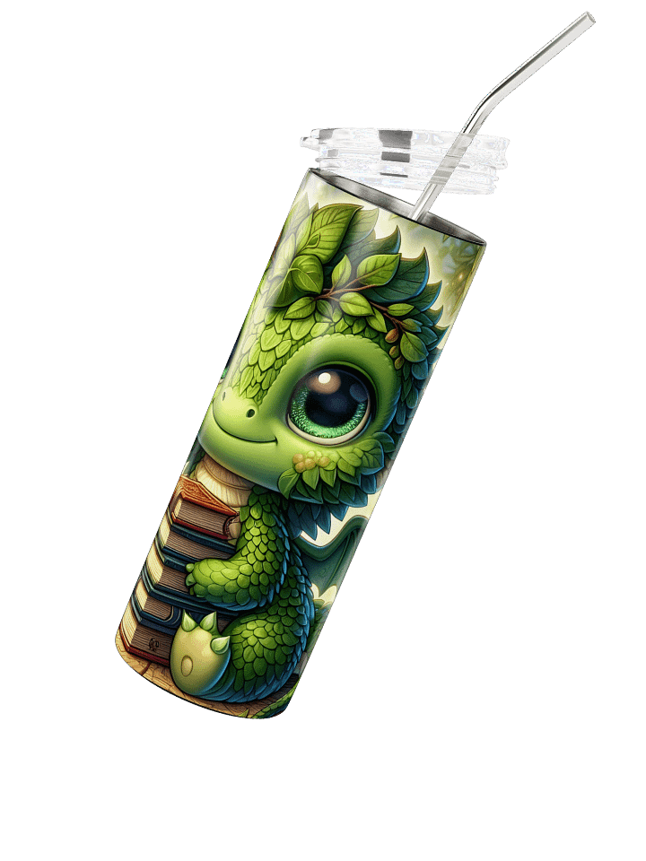 Not for Bookworms - Book Dragons Only (Green) 20 oz. Tumbler product image (2)