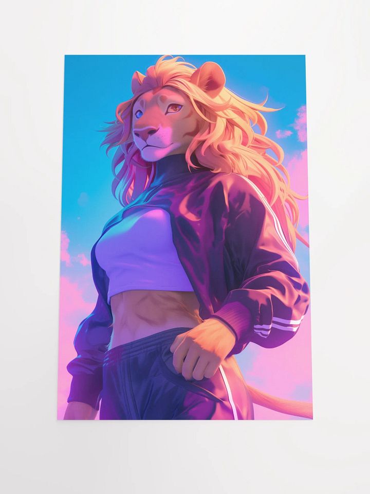 Lionhearted Fashionista Matte Poster product image (1)