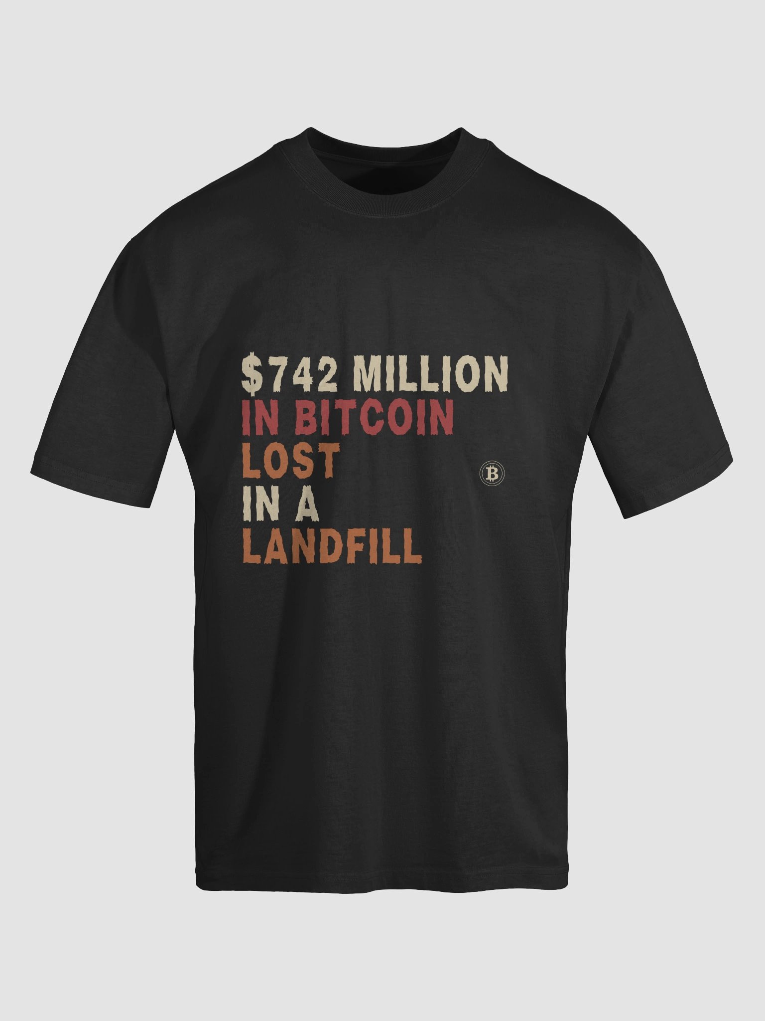 Bitcoin True Story Oversized Tee product image (5)