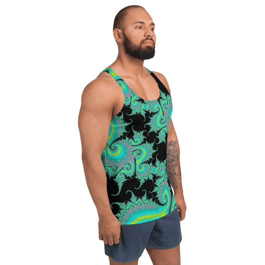 Fractal Men's Tank Top - Candyfloss Confection product image (12)