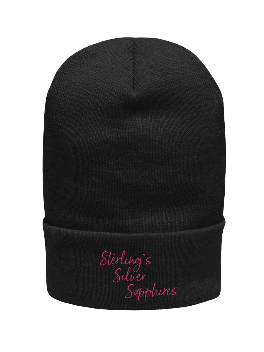 Sterling's Silver Sapphires Cuffed Beanie product image (3)