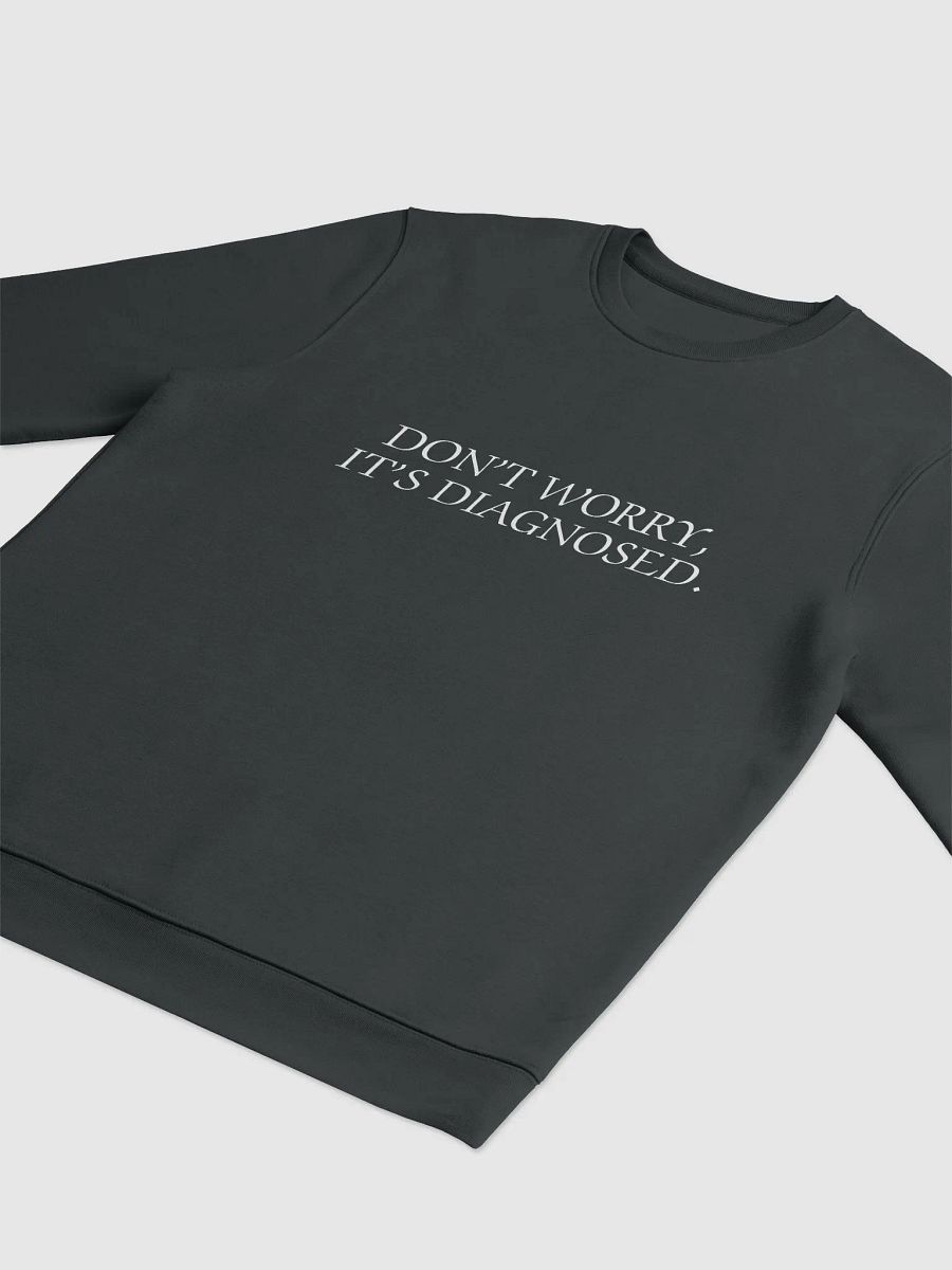 DW, IT'S DIAGNOSED. (white) printed eco crew product image (9)