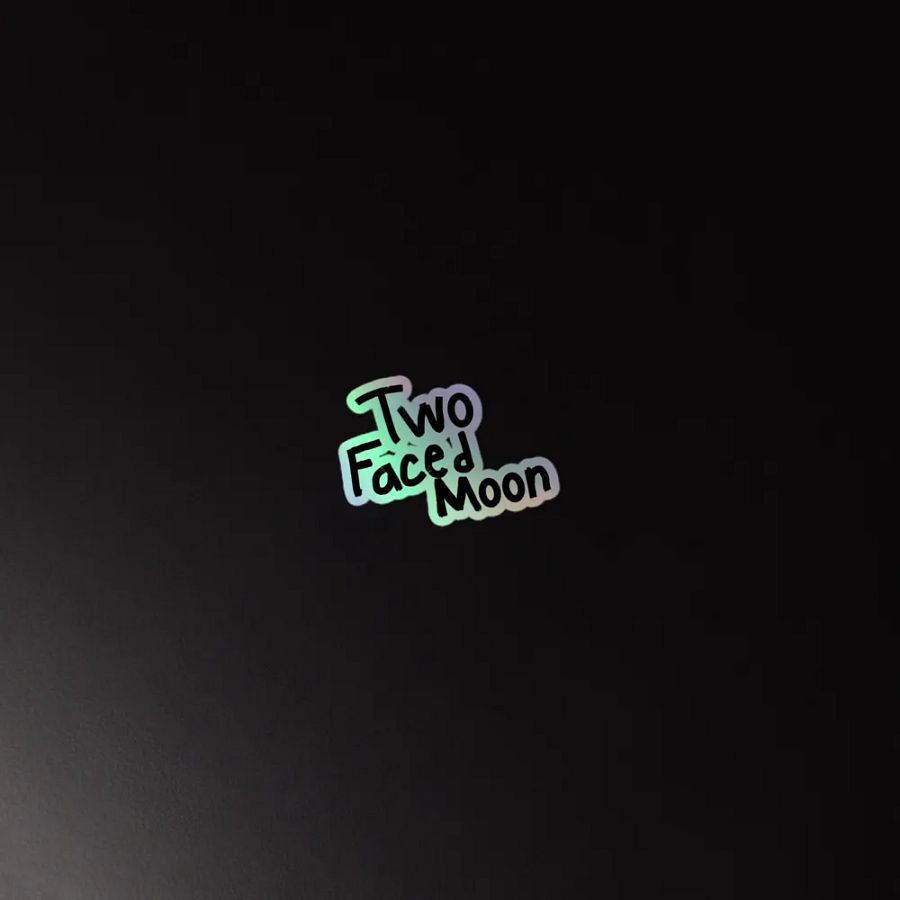 Holographic Two Faced Moon Sticker Set product image (2)