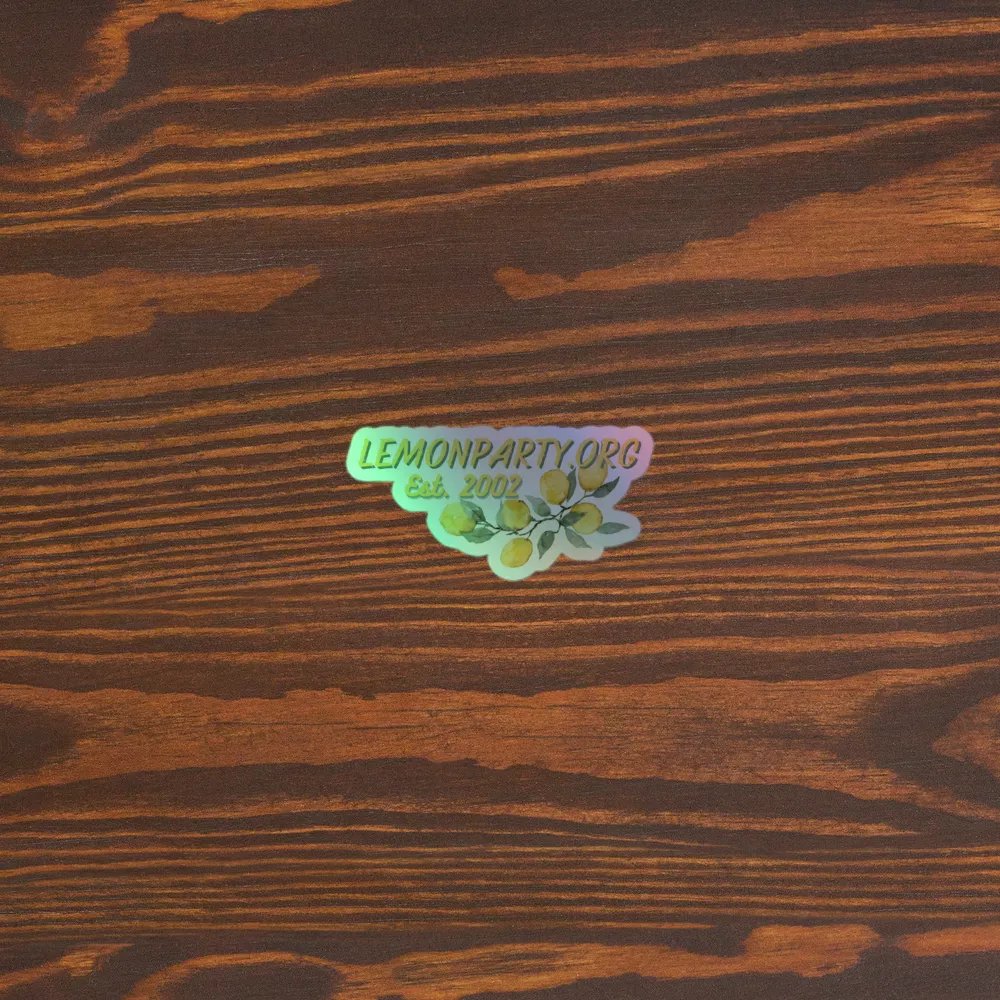 Lemon Party! - Kiss Cut Holo Stickers product image (5)
