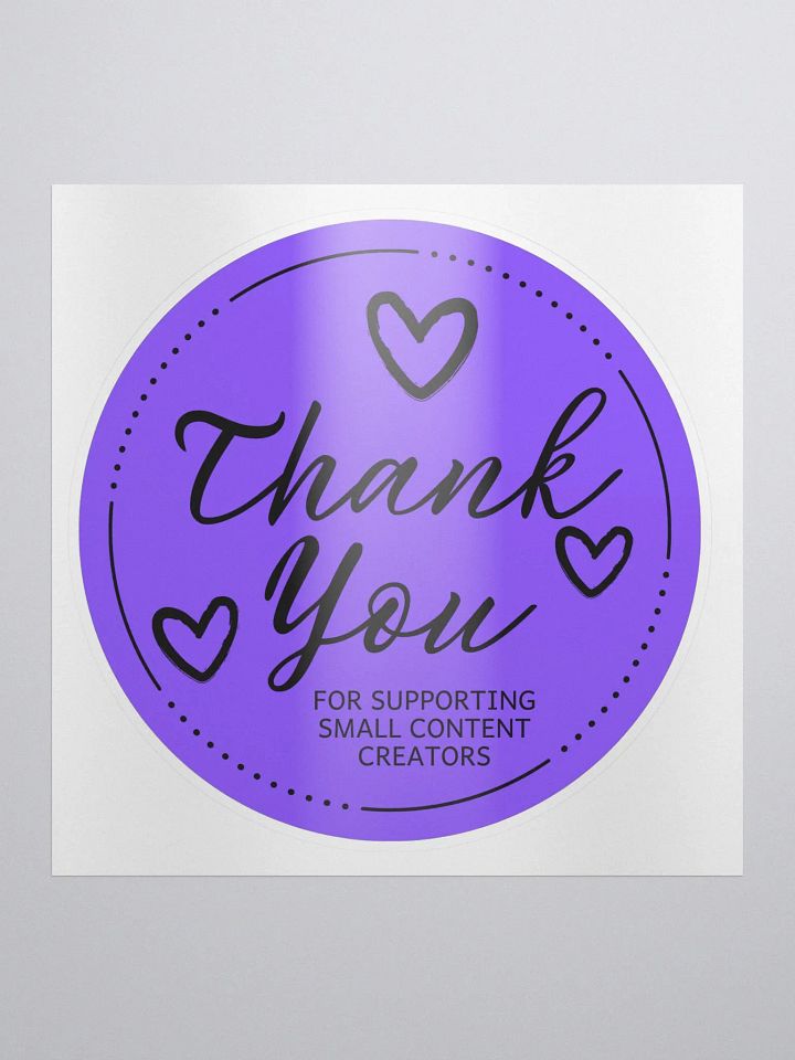 Thank You For Your Support product image (1)