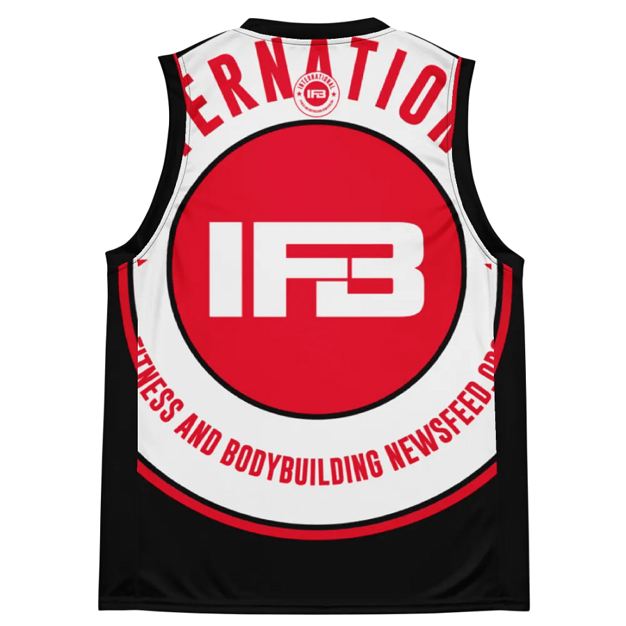 IFBNewsfeed.Org's All-Over Print Recycled Unisex Basketball Jersey product image (5)