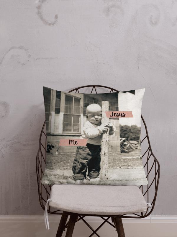 Cling to Christ: Decorative Pillow product image (3)