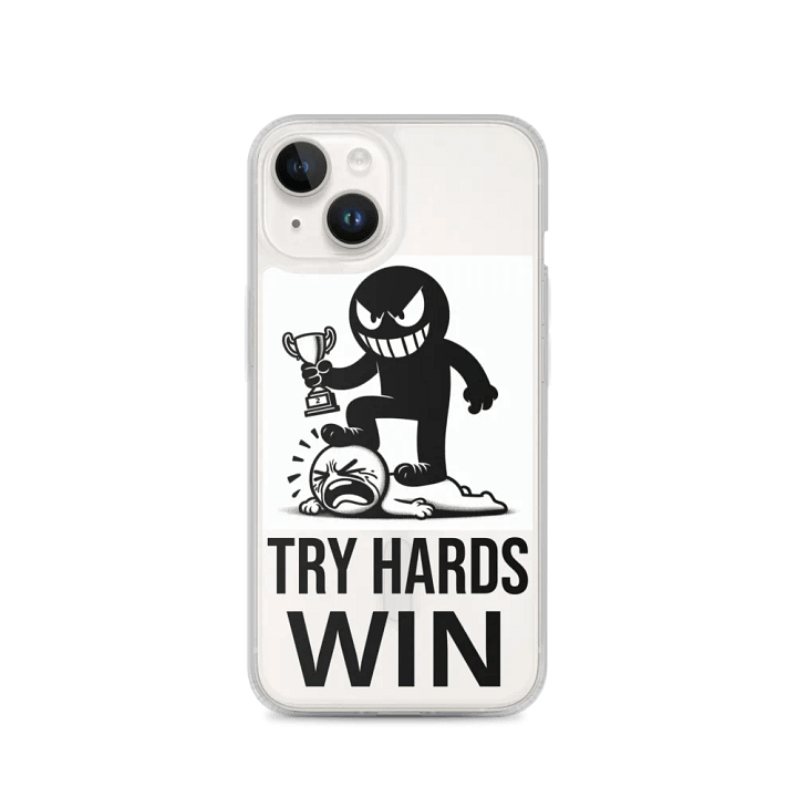 TRY HARDS WIN iPhone® MagSafe® Clear Case product image (4)