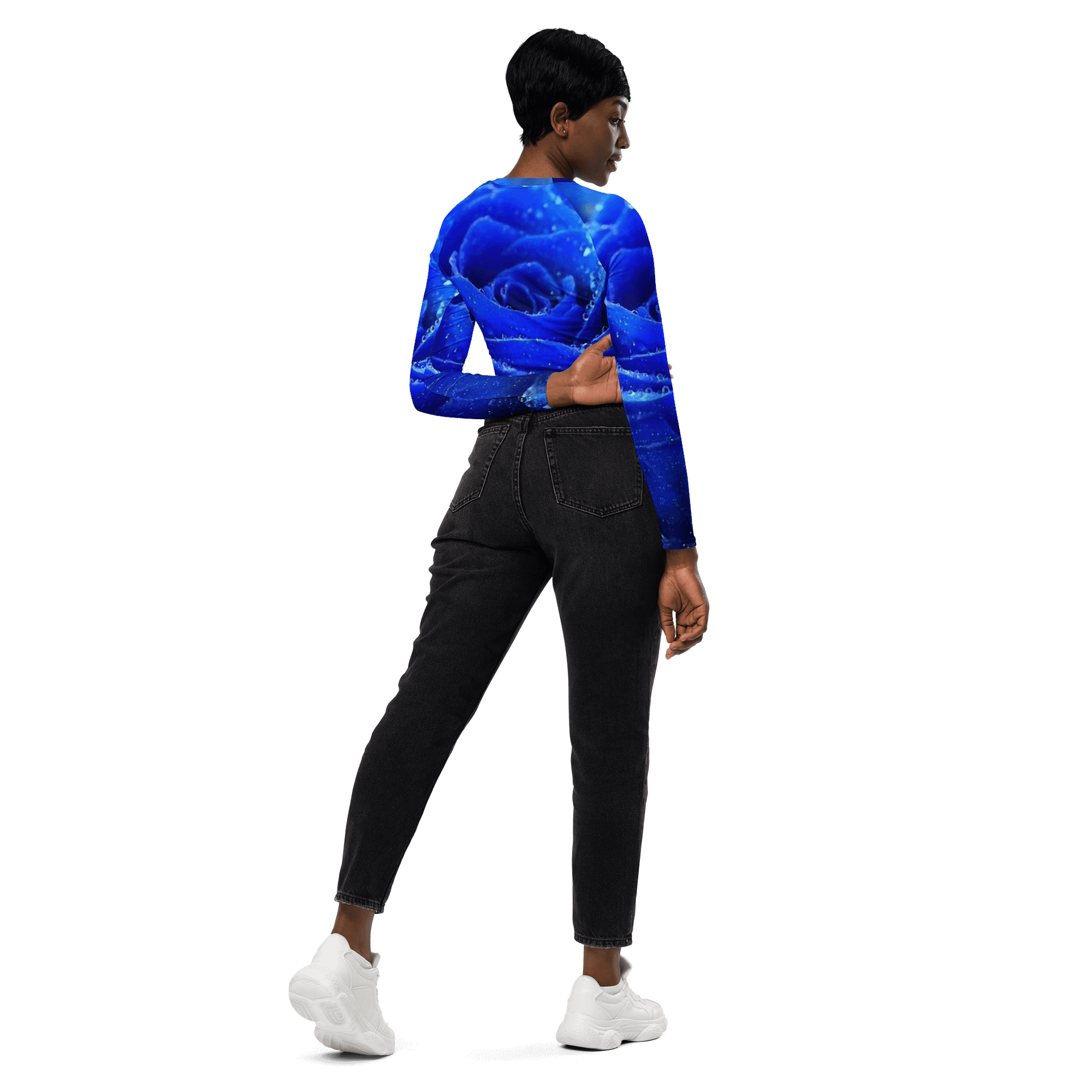 'Your Love' All-Over Long Sleeve Crop product image (6)