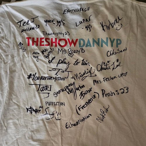 WIN THIS SHIRT!!!

Real simple, just go to https://x.com/theshowdannyp/status/1802786263692361797?t=mwRG7OUMIhrp2v4BjjOpZw&s=...
