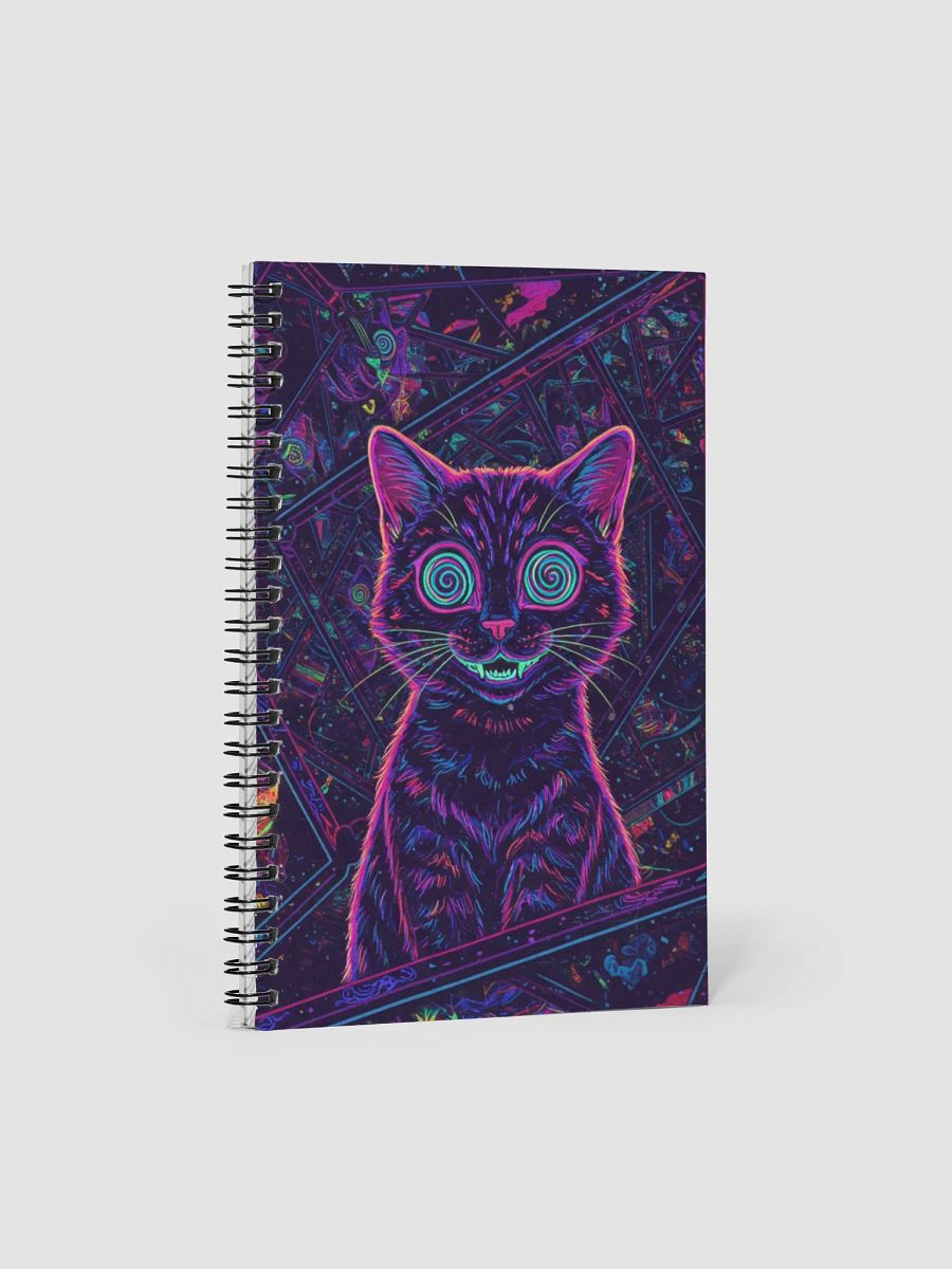 Crazy Kitty Spiral Notebook product image (1)