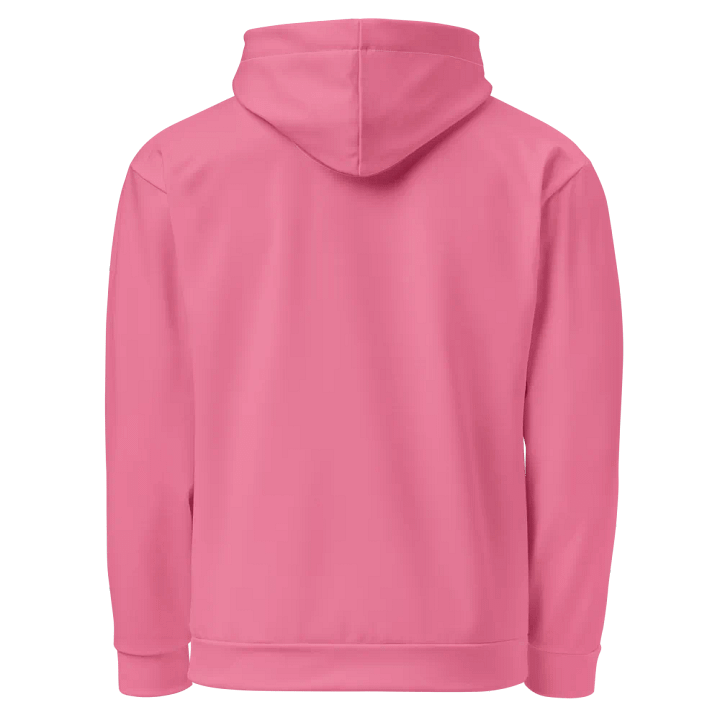 Plain Rosy Pink Soft Summer Unisex Recycled Polyester Heavyweight Premium Hoodie by Treasure Pie product image (2)
