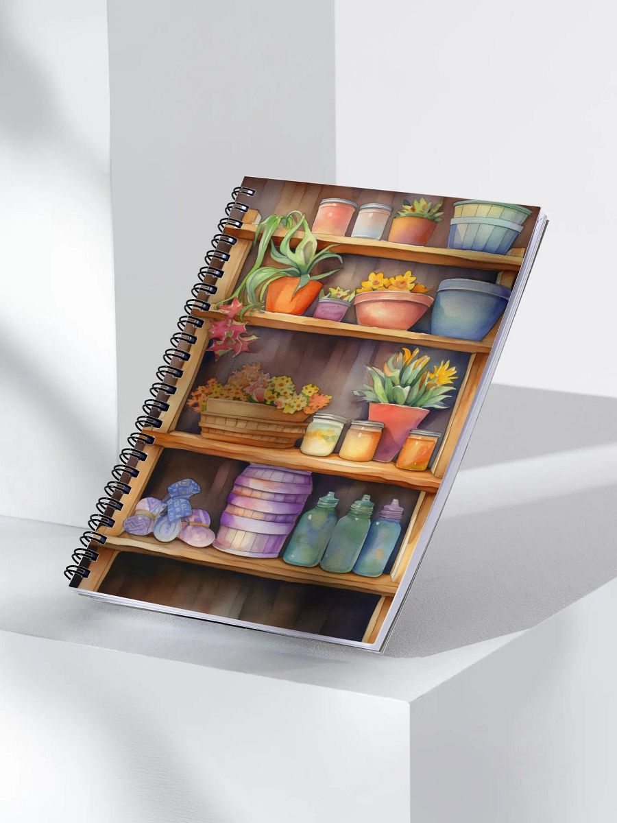 Rustic Wooden shelf Pantry Notebook product image (3)