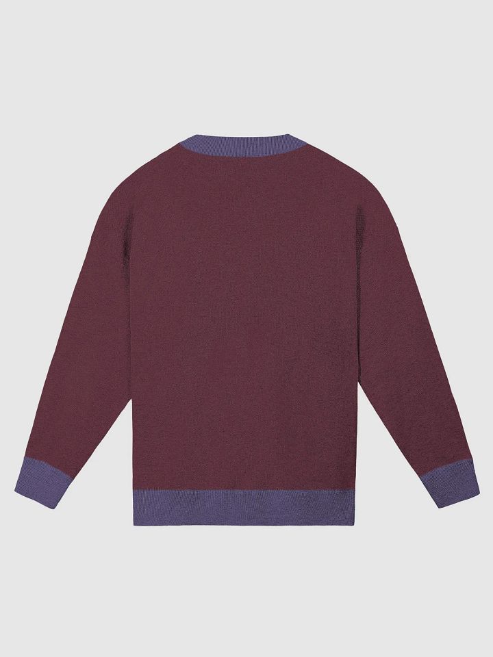 BUSY-BRAINED (white + grape design) knitwear crewneck product image (10)