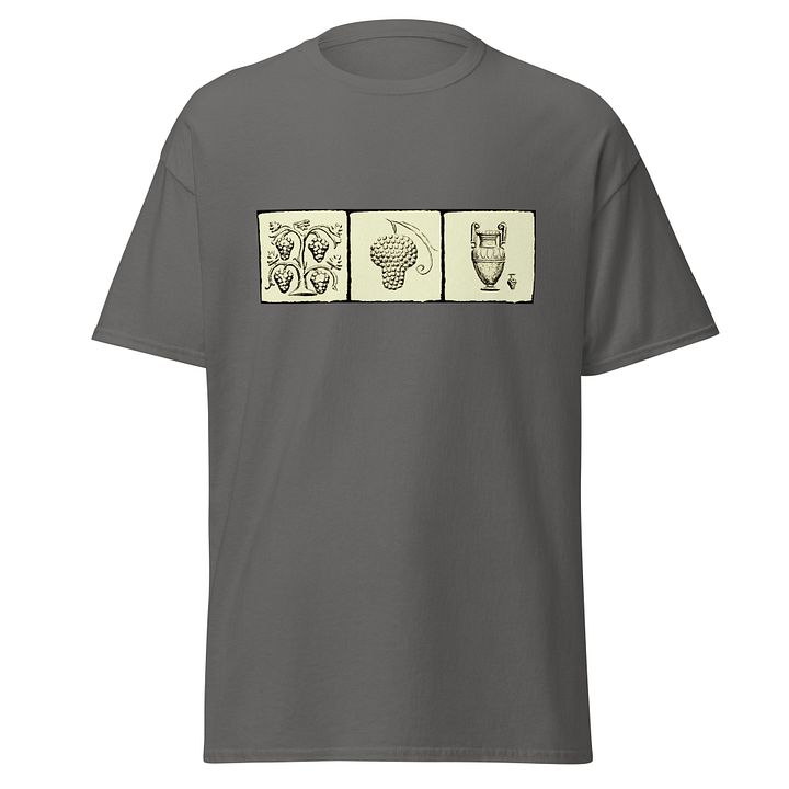 Grape and Wine Ancient Greek Art circa 3rd Century BC, T-Shirt product image (1)