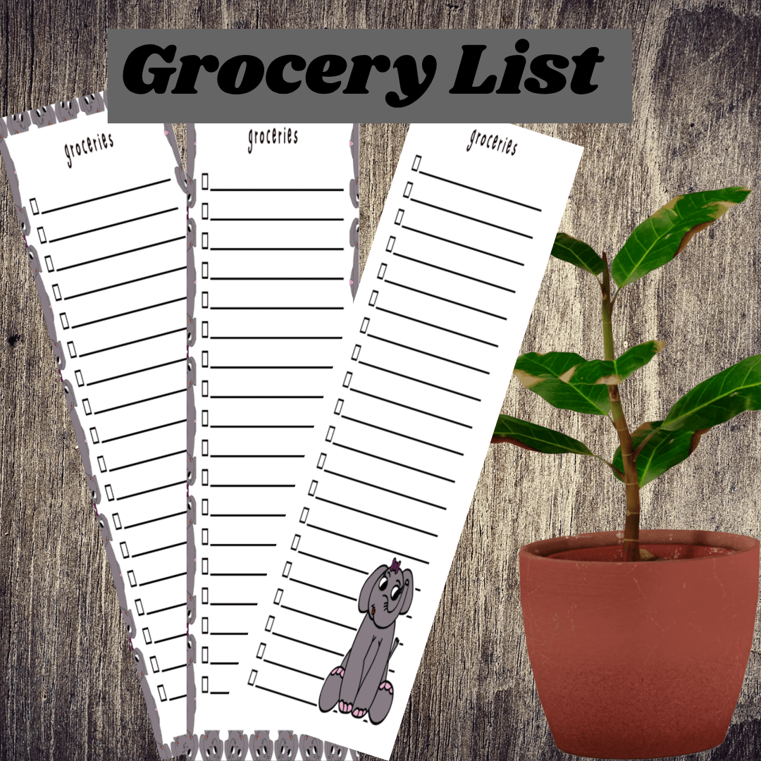 🐘 Cute Cartoon Elephant Printable Stationery Set – Stay Organized with a Touch of Whimsy! product image (8)