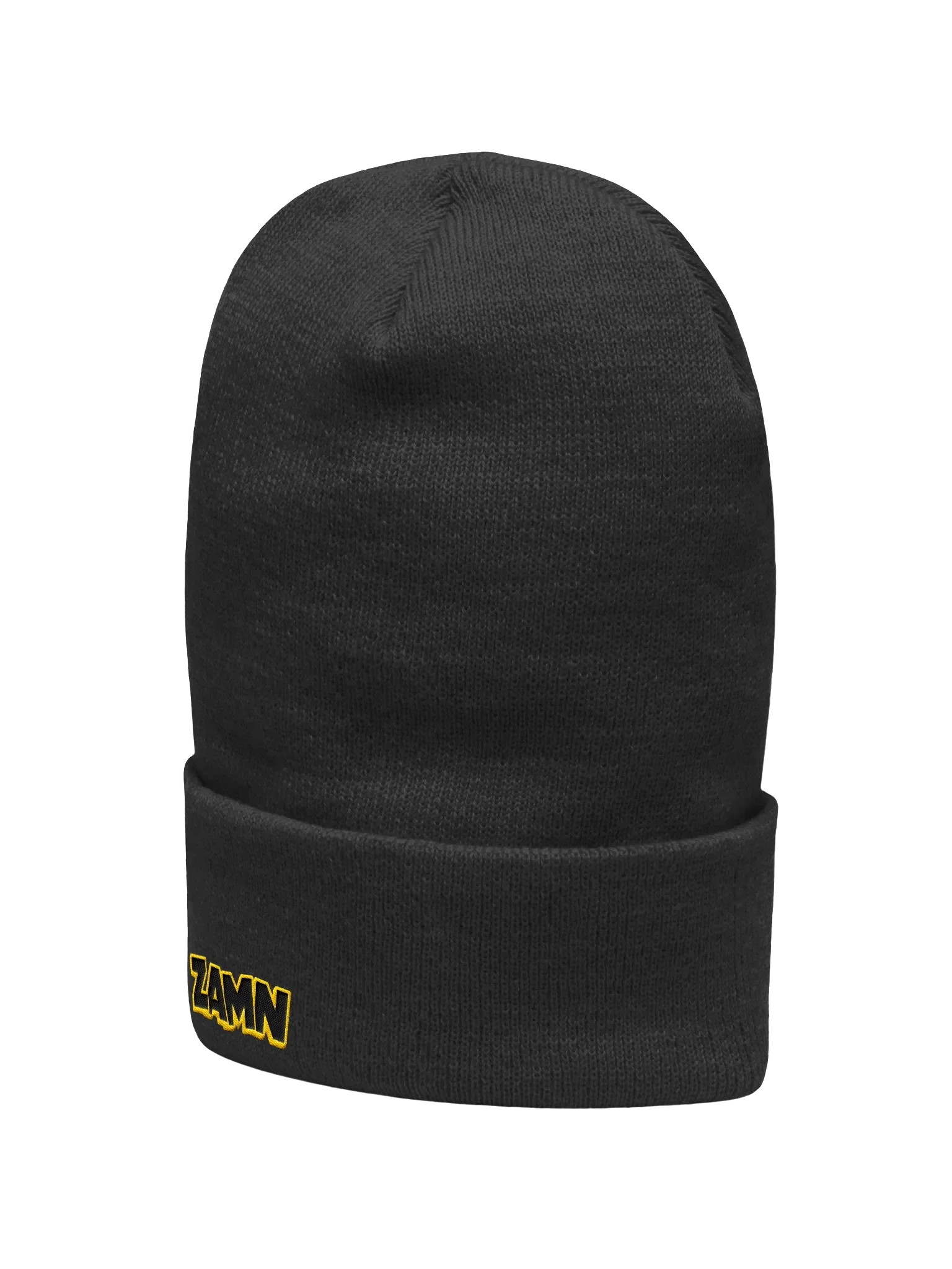 ZAMN Logo Beanie: Black product image (5)