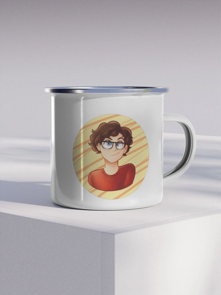 Ethan Logo Enamel Mug product image (1)